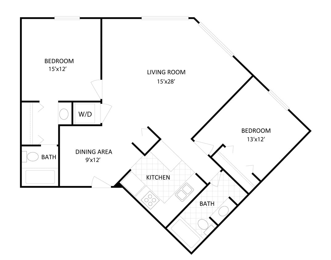 Floor Plan - Reserve - In-Home Washer/Dryer