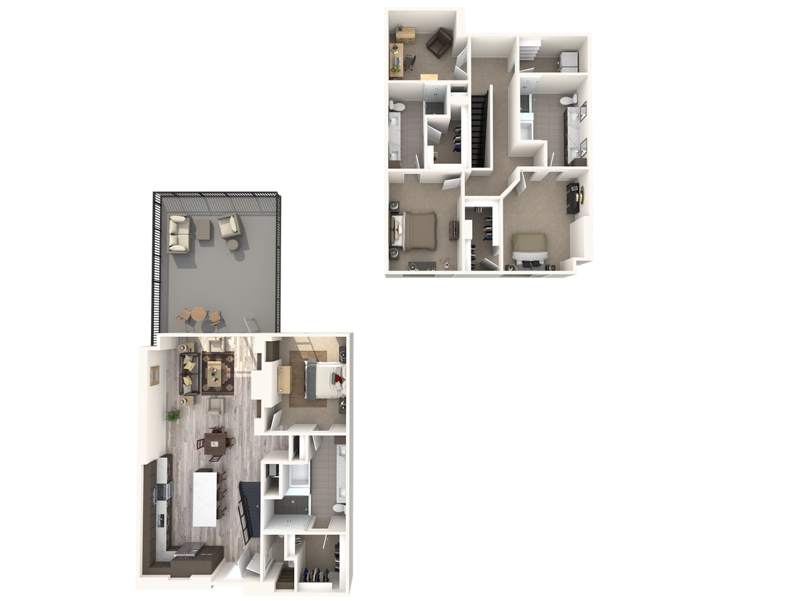 Floor Plan - TH2-LL