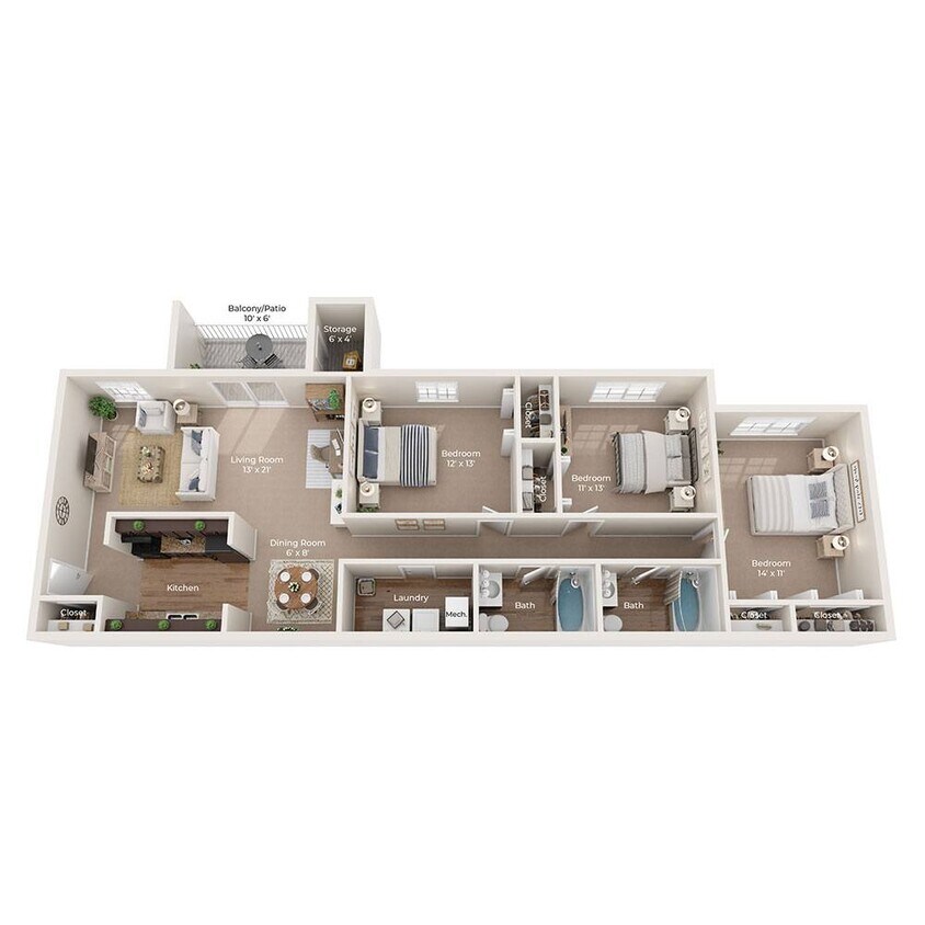 Floor Plan - D2c - Magnolia
