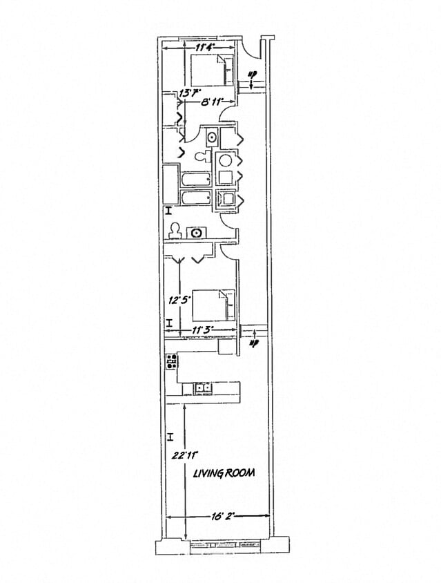 Floor Plan - 2 Bedroom FP B12