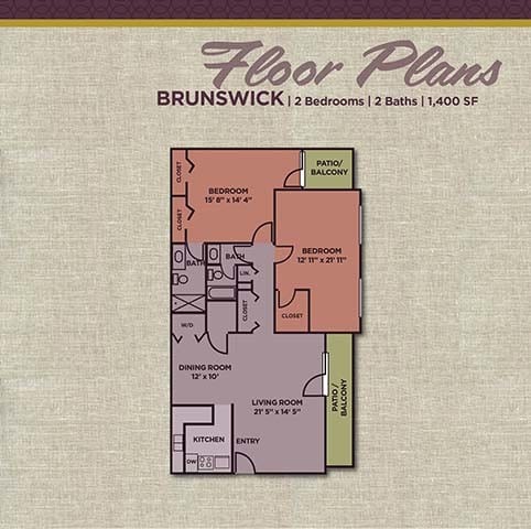 Floor Plan - Brunswick (2.20 D)