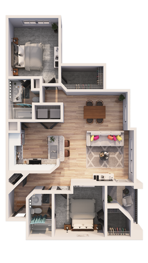 Stonebriar Pines - B2A Floor Plan - B2A