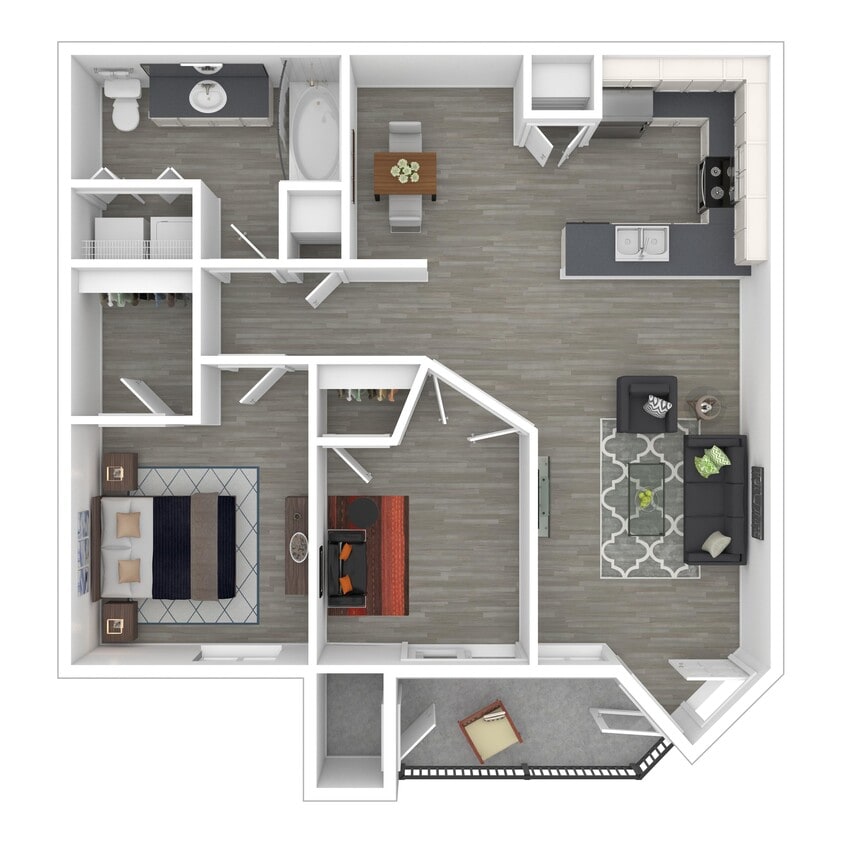 Floor Plan - 2x1-952
