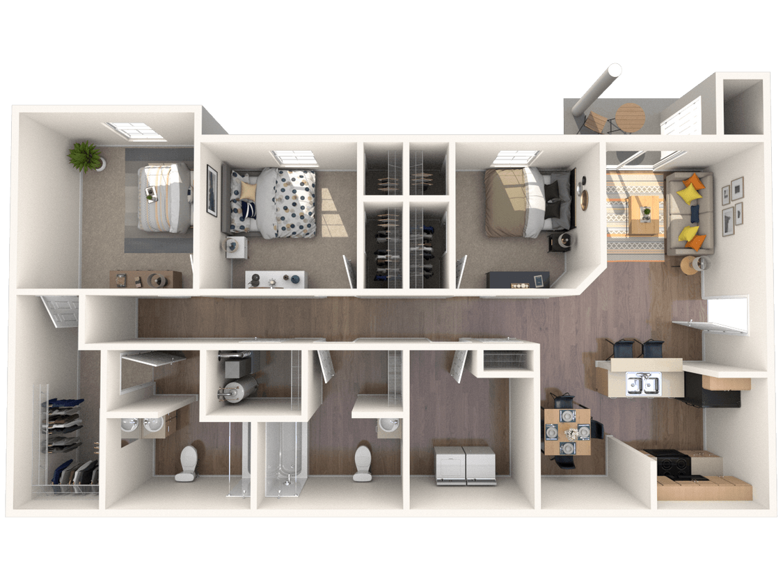 Floor Plan - 3 Bedroom