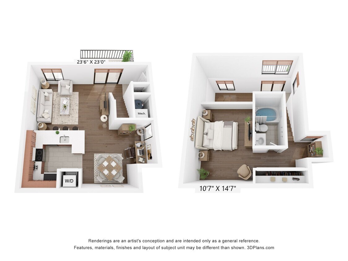 Floor Plan - The Loft