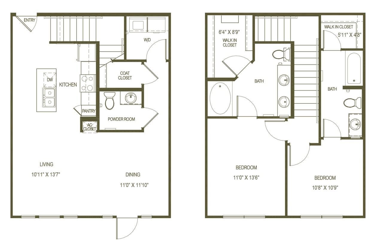 Unit B6.jpg - Two Bedrooms Two and a half Bathrooms