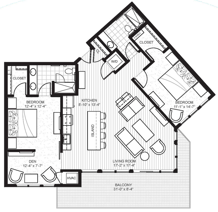 Ellipse on Excelsior and E2 - Ellipse - Exhilirate - 2 Beds - 2 Baths - 1252 Sq. ft. - Ellipse - Exhilirate