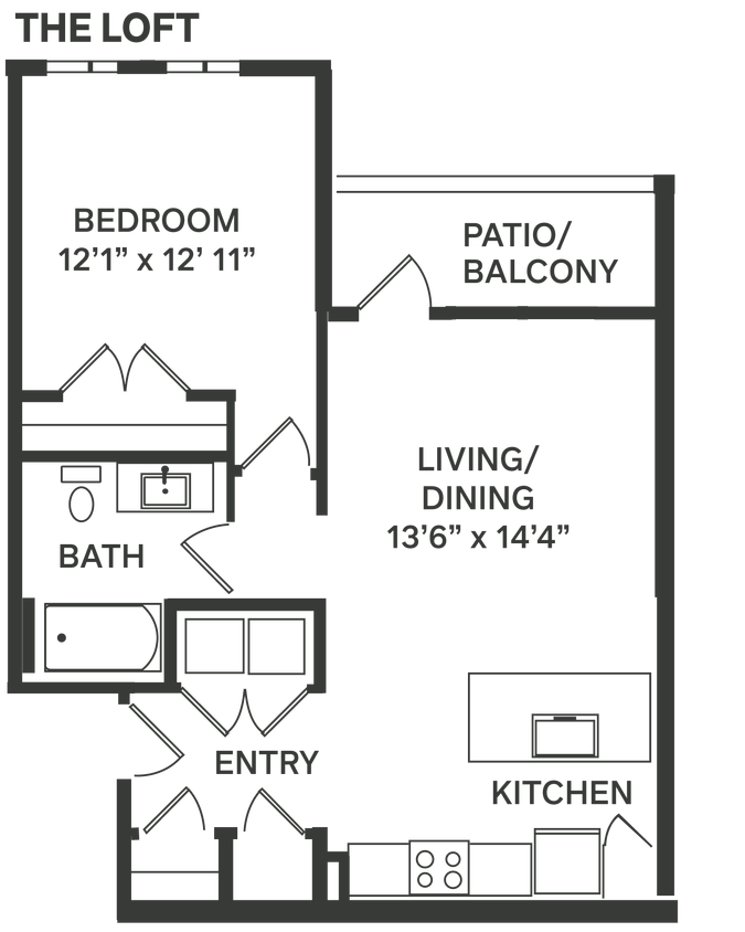Floor Plan - The Loft