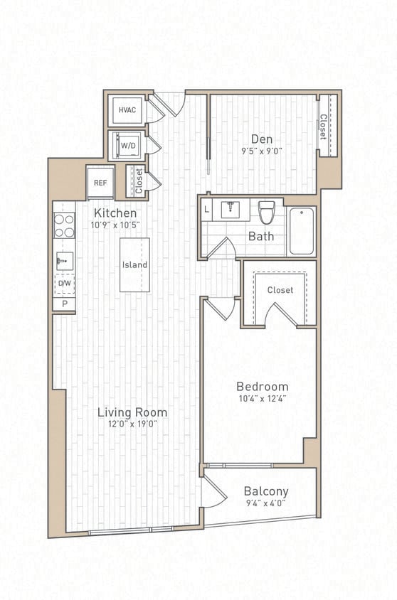 Floor Plan - A45D - Rise