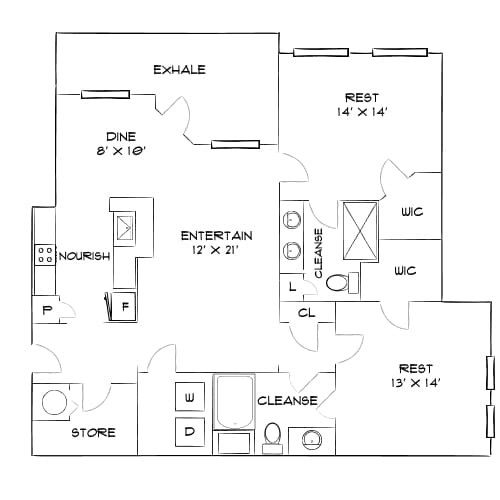 Floor Plan - Design 2B