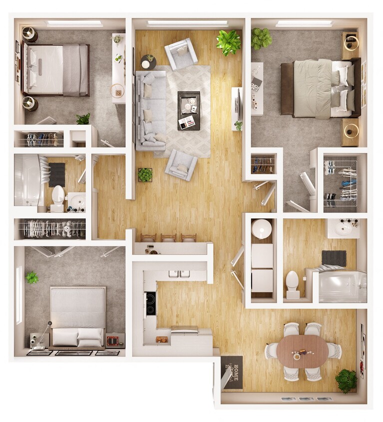 Floor Plan - 3B