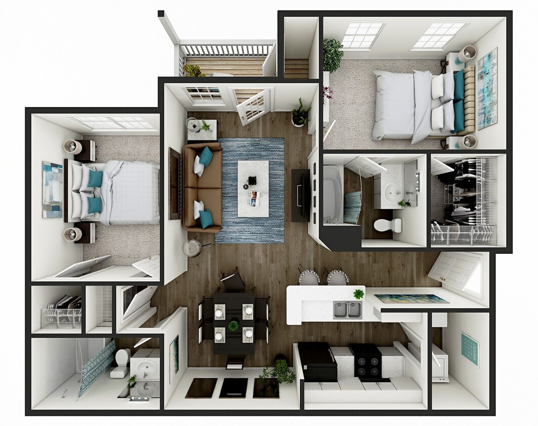 Floor Plan - 2 Bedroom
