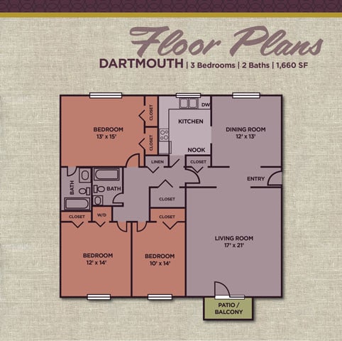 Floor Plan - Dartmouth (3.20 C)