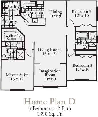 Floor Plan - D - Renovated