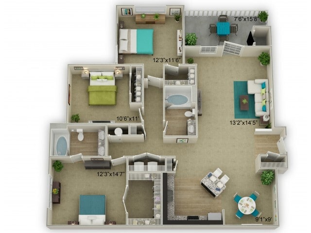 The Legend with Porch/Patio - Legend w/Screened In Patio or Porch