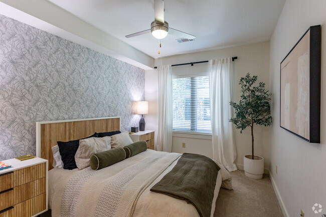 1BR, 1BA - A4 - 720SF - Primary Bedroom - Station 40