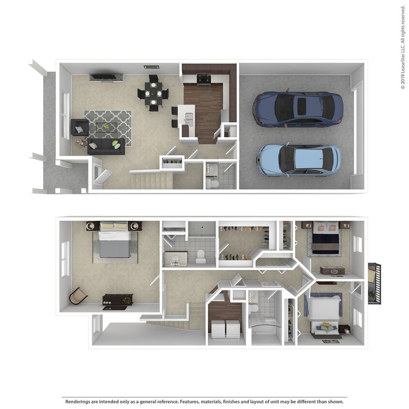 C2 3D Floor plan - C2