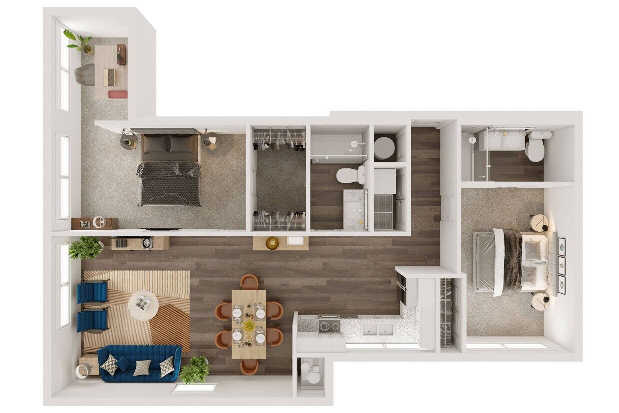 Floor Plan - B3 - SECOND AVE