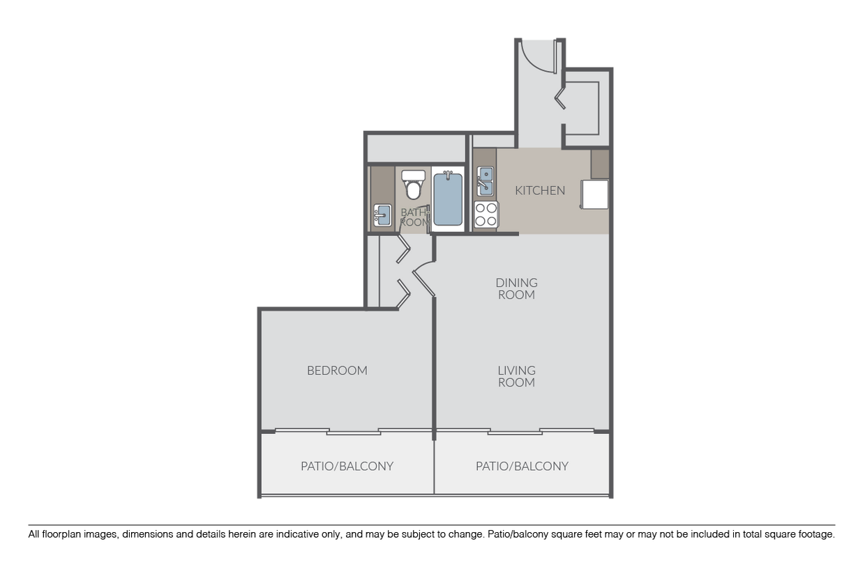 1 Bed 1 Bath - 1 Bed 1 Bath