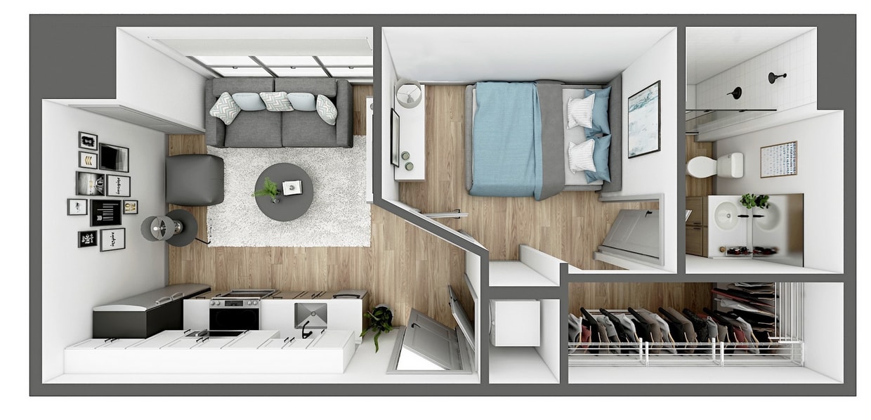 A4 No Bedroom Window - A4