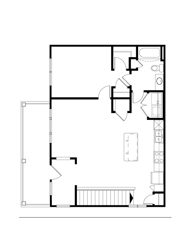 Floor Plan - 1 BR Grand Overlook