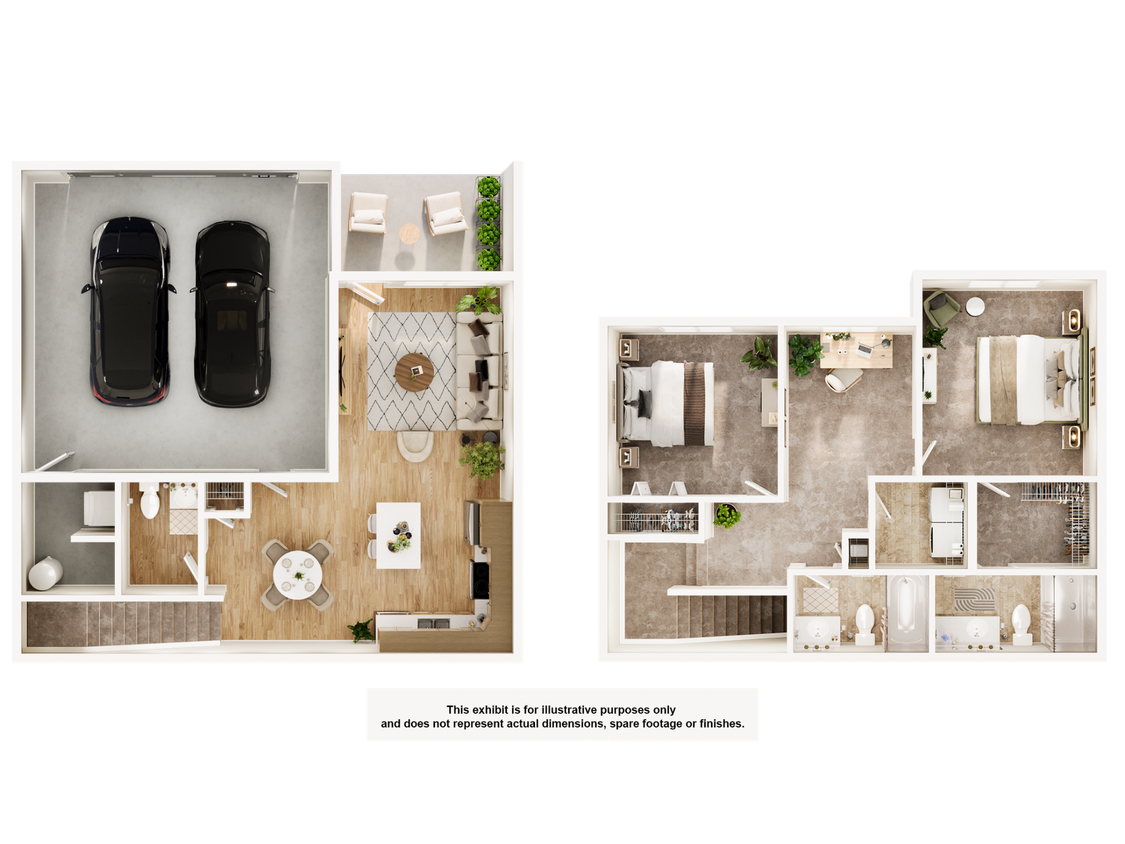 Floor Plan - Newby - Townhome(IK2E)