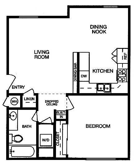 Floor Plan - 1x1
