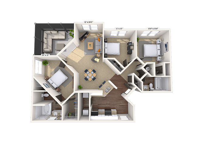 Floor Plan - Sand Key Light