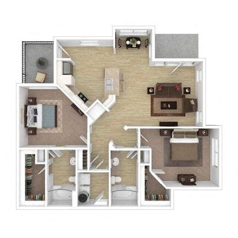 Floor Plan - B5 (Bottom Unit)