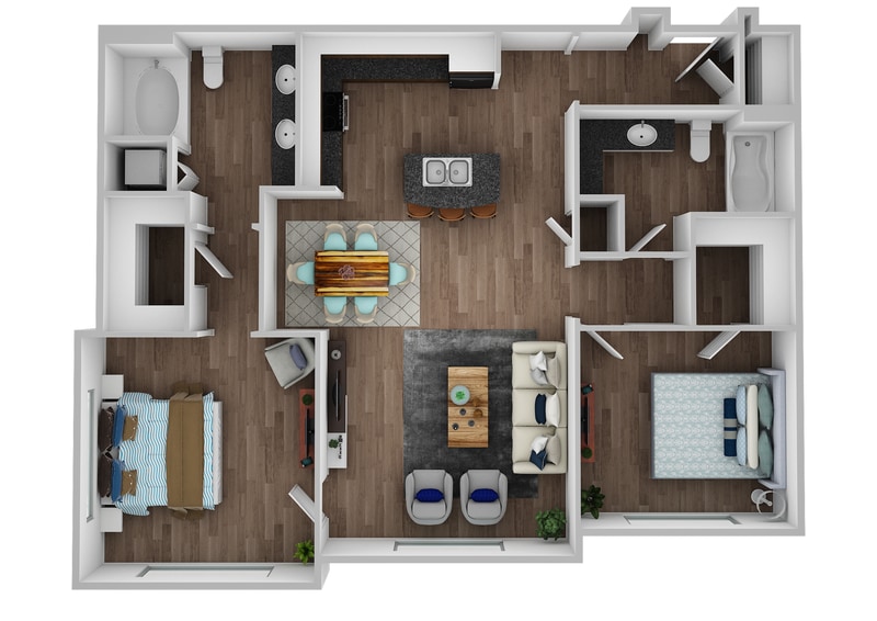 Floor Plan - B3 - Bennington