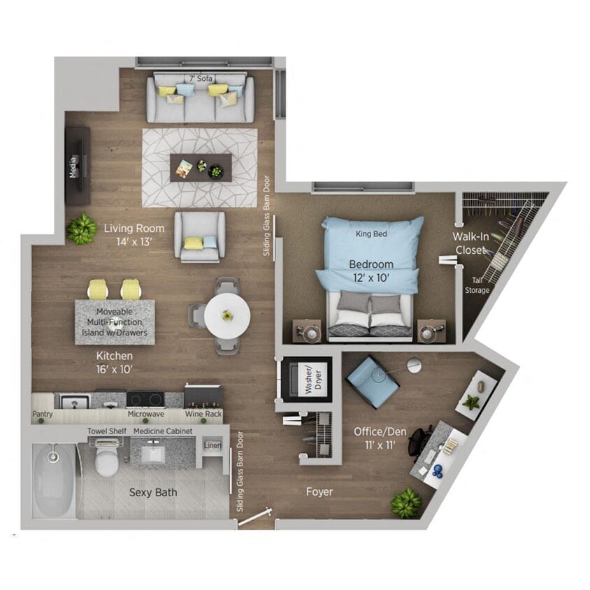 Floor Plan - A3U - Penthouse 