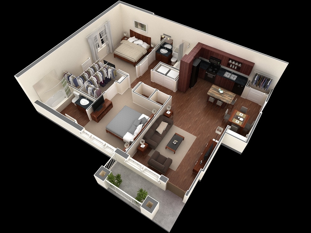 2BR/2BA - B2A