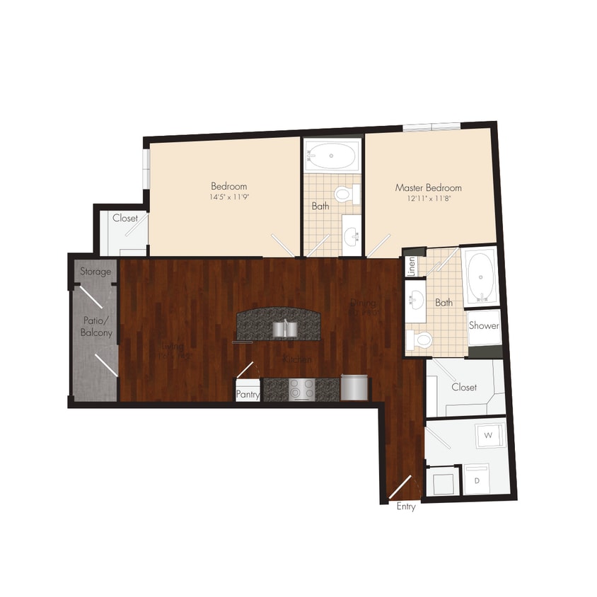 Floor Plan - The Driscoll