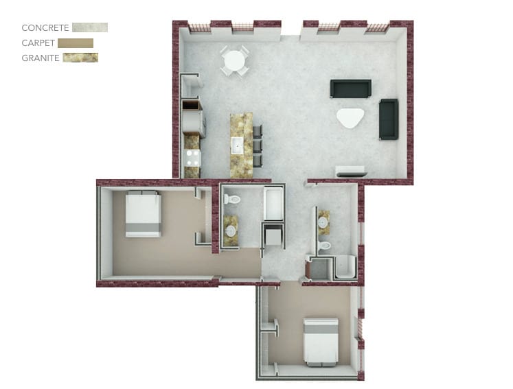 #8506 - 2B2B A -Liberty Crest