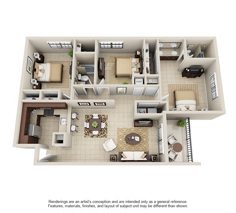 Floor Plan - PH1 Reno - C