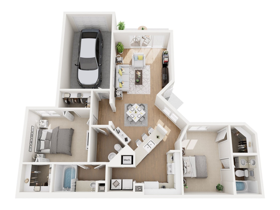 Floor Plan - Promenade Motor Club