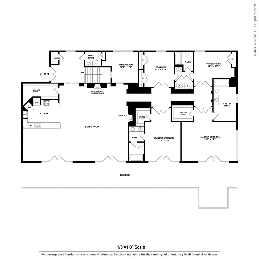 4 Bedroom 4.5 Bathroom Penthouse - Pohlig - Penthouse - LG