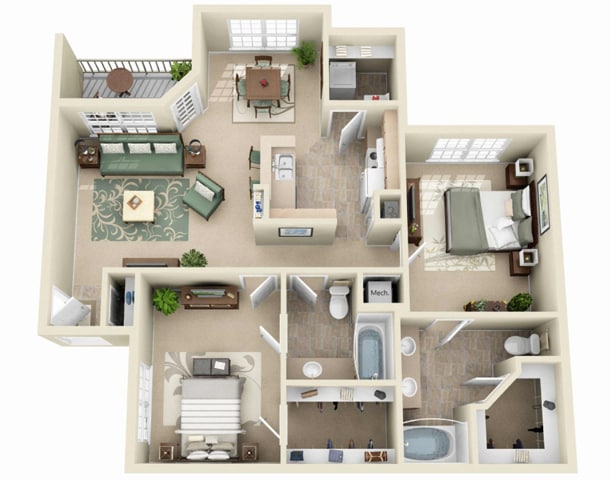 Floor Plan - The Oak