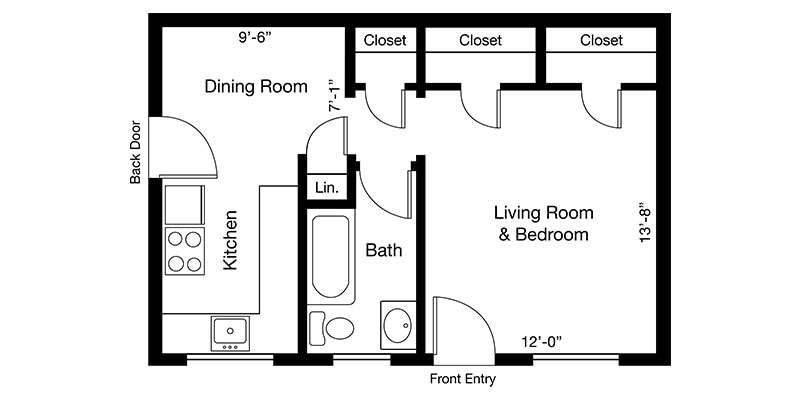 Floor Plan - Studio