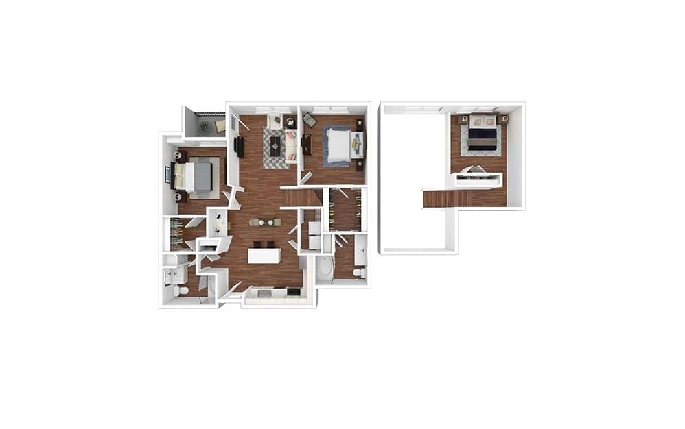 Floor Plan - Topaz - Renovated