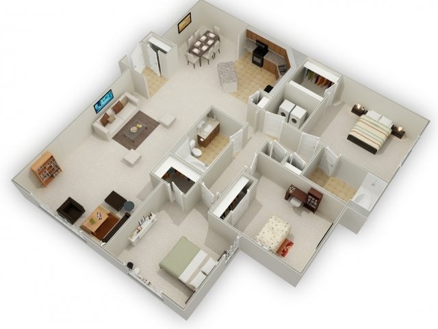 Legend with Sunroom - C2 The Legend with Sunroom - 3 Bedroom, 2 Bathroom