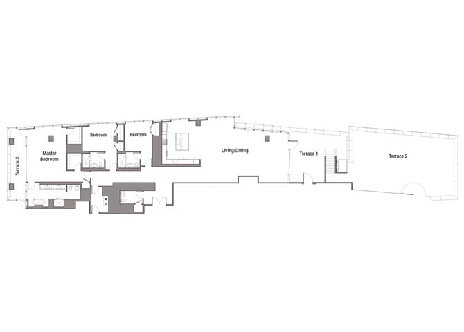 Floor Plan - Penthouse North
