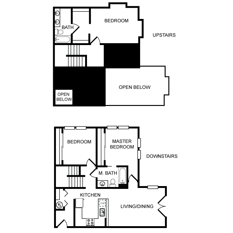 Floor Plan - Clearwater 3 Bed 2 Bath B