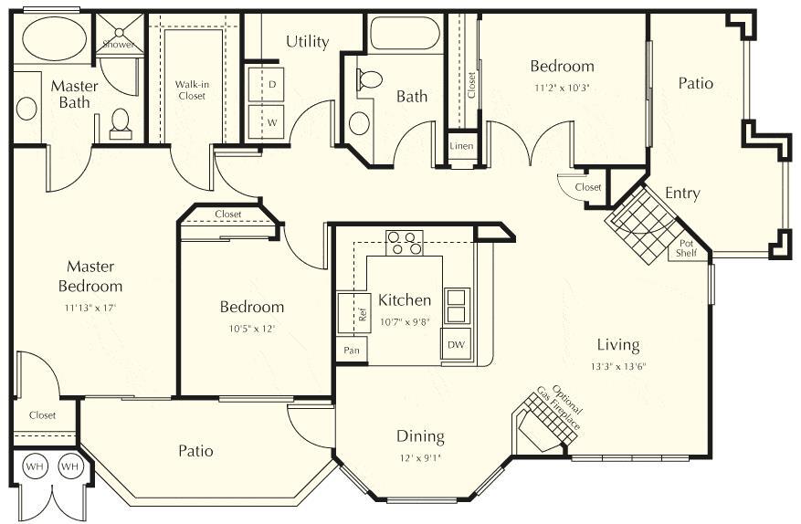 Floor Plan - 3U 2 Milazzo