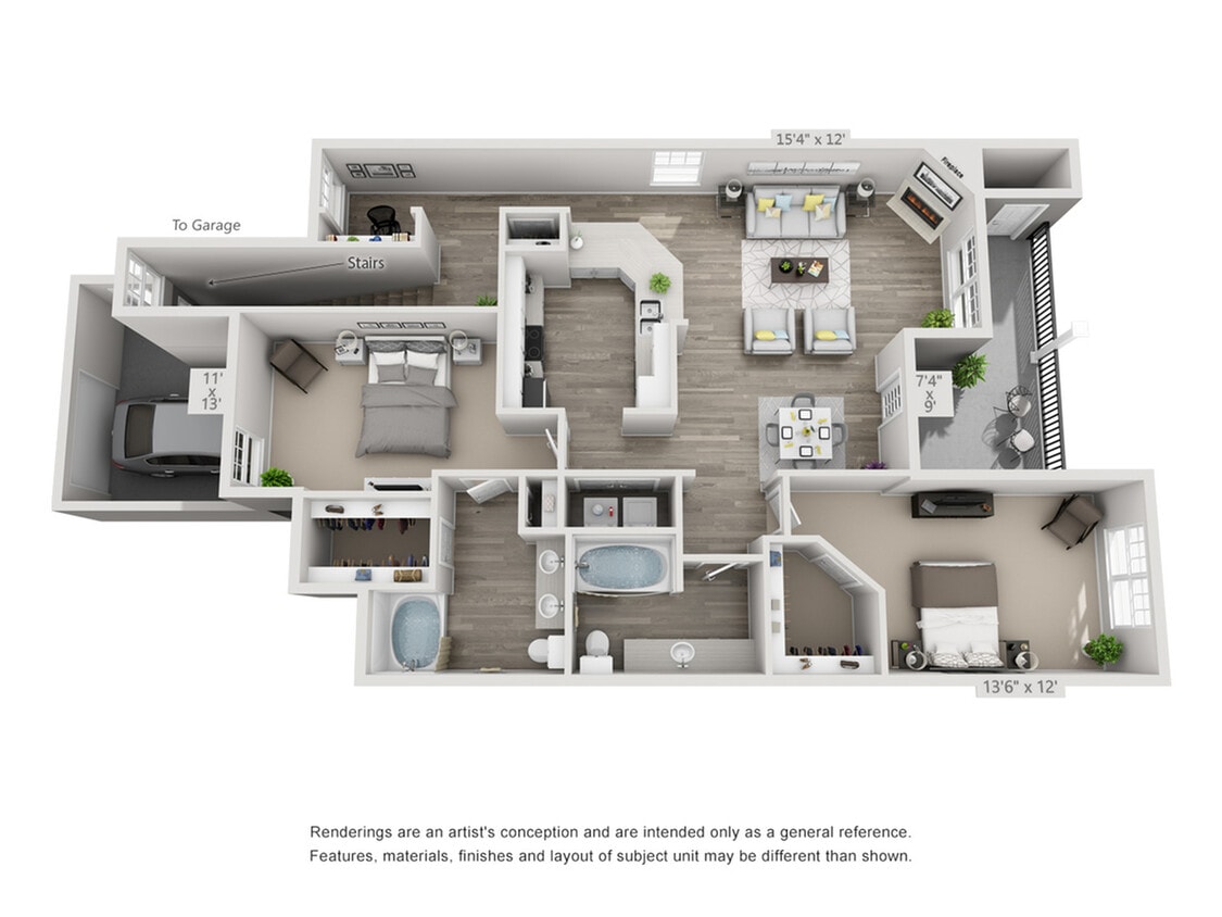 Harlowe_B3_2b 2b 1311 sqft - B3 Tailored