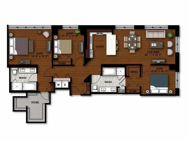 Floor Plan - P-D800