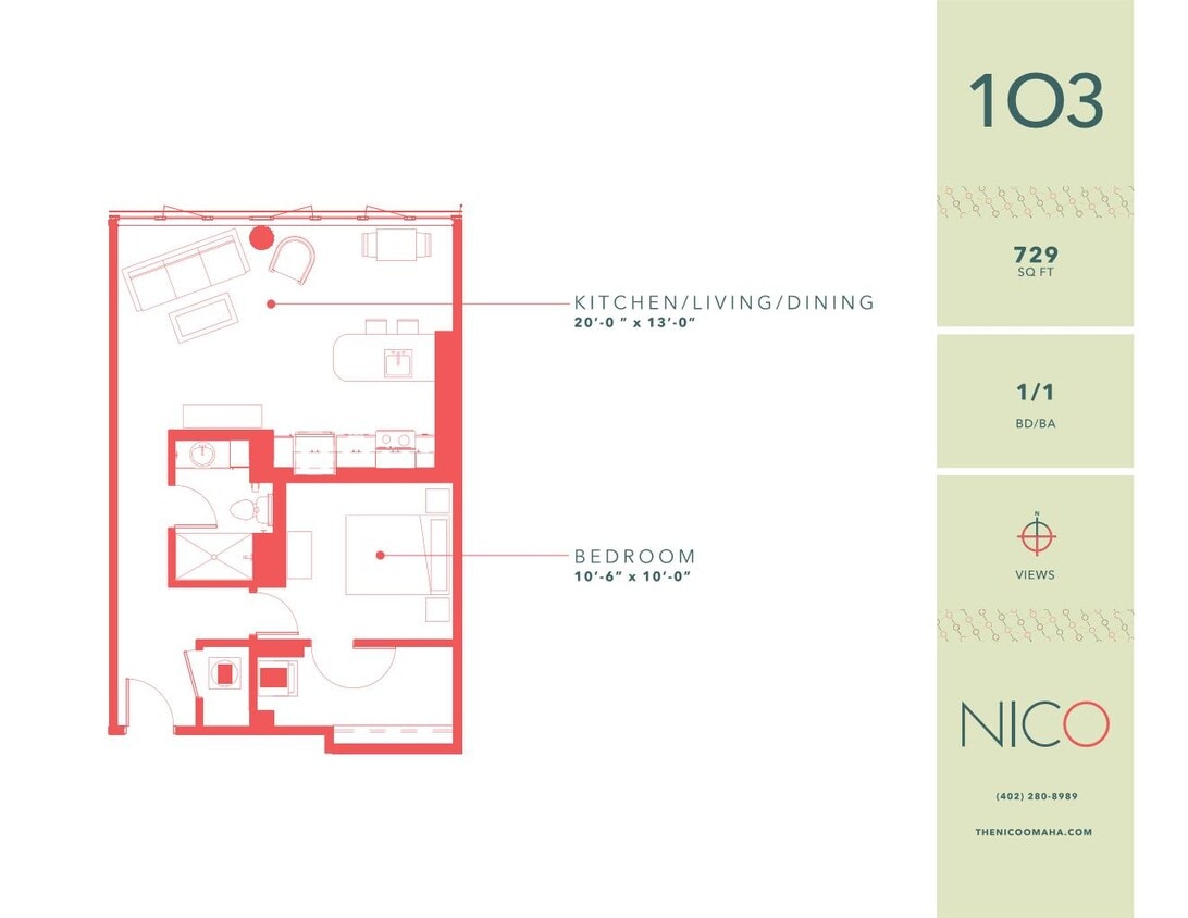 Floor Plan - 1 - Bed 03s