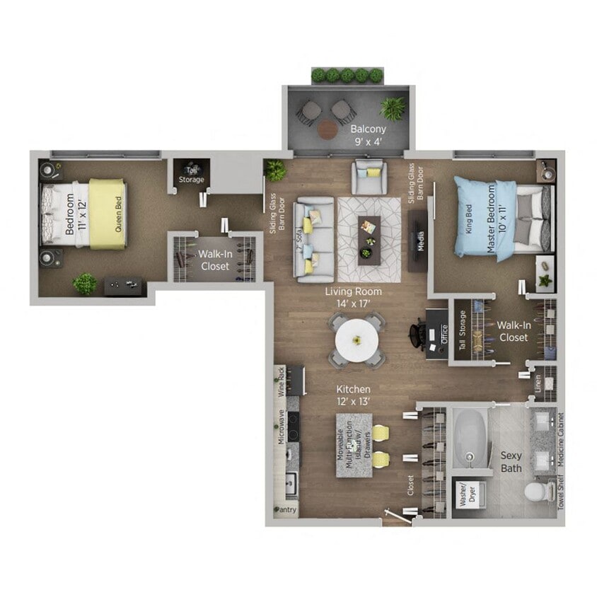 Floor Plan - B3p- Premium