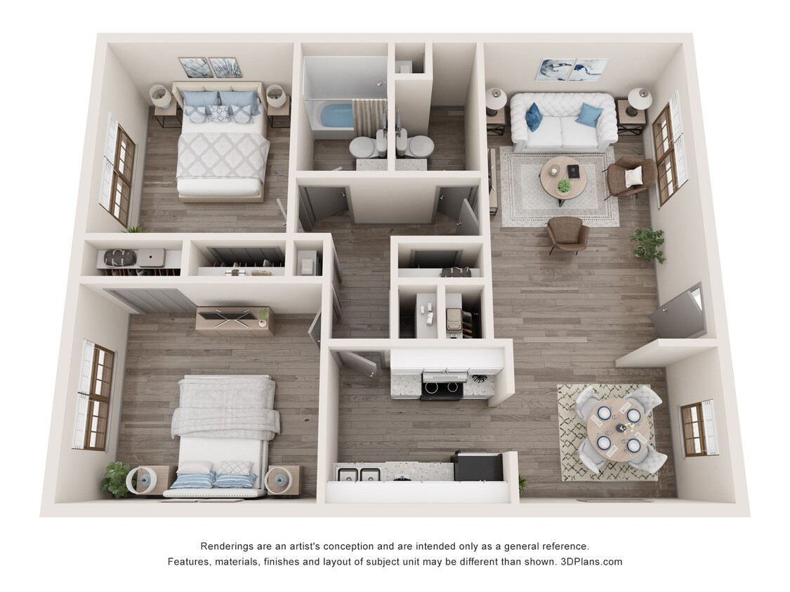 Floor Plan - 2 Bedroom