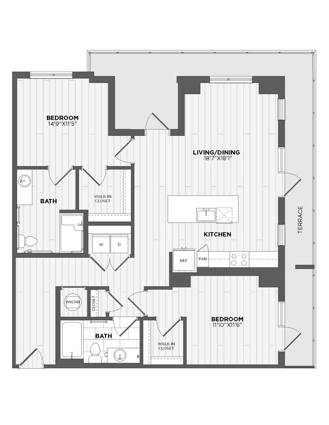 Floor Plan - B3P2A